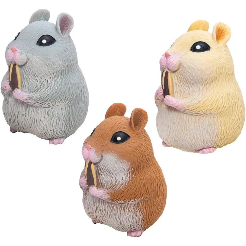 🔥Schylling - Chonky Cheeks Hamster WHITE/PINK VIRAL TIKTOK BNWT🔥